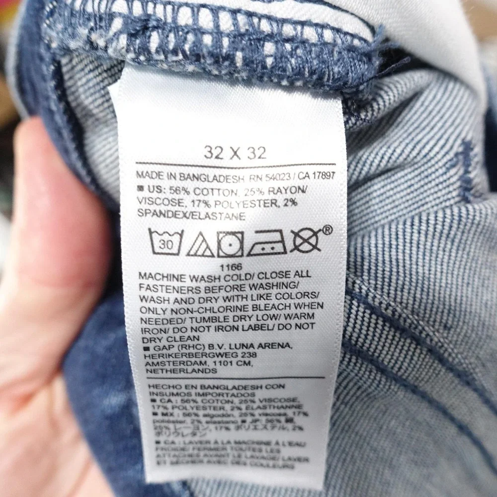 Banana Republic‎ Jeans Mens 32x32 Blue Travel Slim Fit Stretch Tapered Denim
